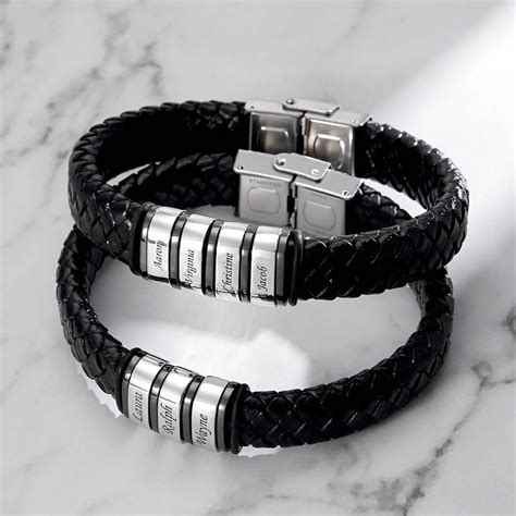 monogram bracelet men|monogram bracelets for sale.